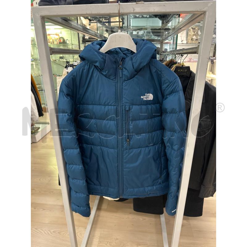 PIUMINO UOMO THE NORTH FACE COL VERDE PETROLIO CON CAPPUCCIO | Mercatino dell'Usato Teramo 1