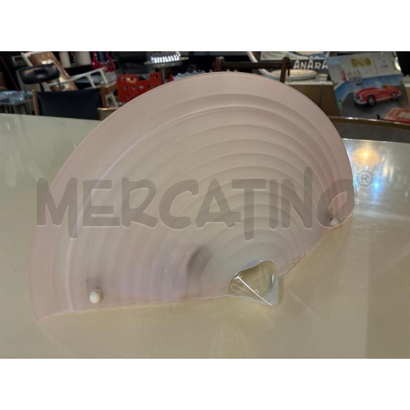 PLAFONIERA APPLIQUE MEZZALUNA VETRO ROSAPROB ARTEMIDE | Mercatino dell'Usato Teramo 1