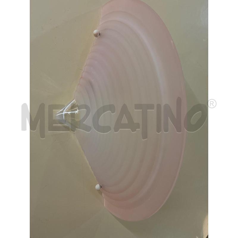 PLAFONIERA APPLIQUE MEZZALUNA VETRO ROSAPROB ARTEMIDE | Mercatino dell'Usato Teramo 2