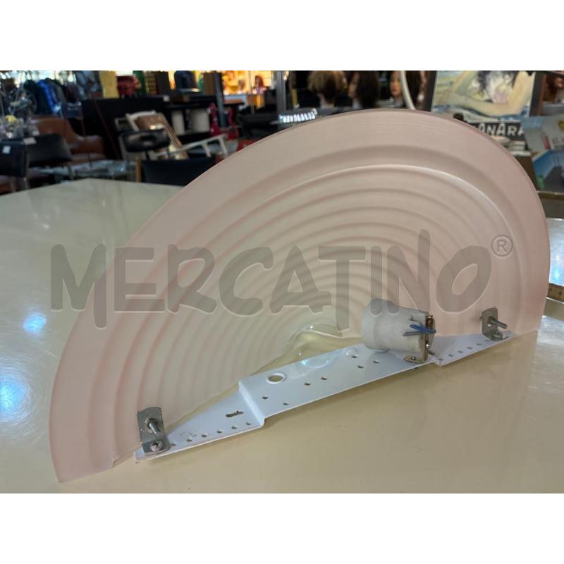 PLAFONIERA APPLIQUE MEZZALUNA VETRO ROSAPROB ARTEMIDE | Mercatino dell'Usato Teramo 4
