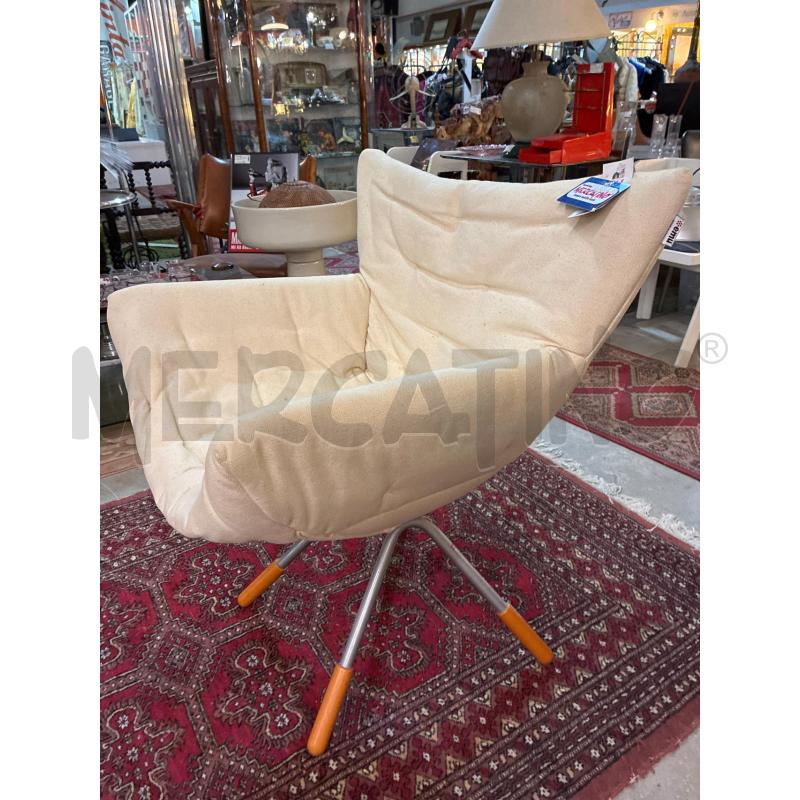 POLTRONA EMU DESIGN ITALY STOFFA BEIGE - RICHIUDIBILE | Mercatino dell'Usato Teramo 3