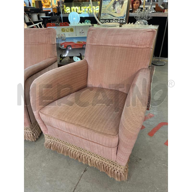 POLTRONA STOFFA ROSA | Mercatino dell'Usato Teramo 2