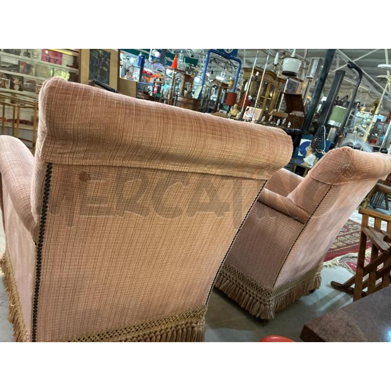 POLTRONA STOFFA ROSA | Mercatino dell'Usato Teramo 5