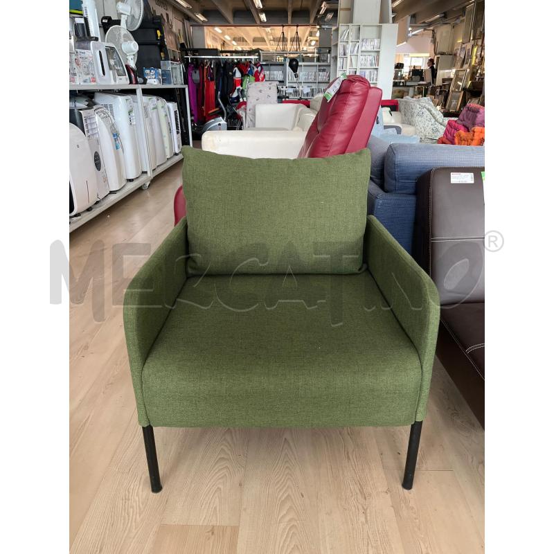 POLTRONA VERDE DESIGN MODERNO  | Mercatino dell'Usato Teramo 1