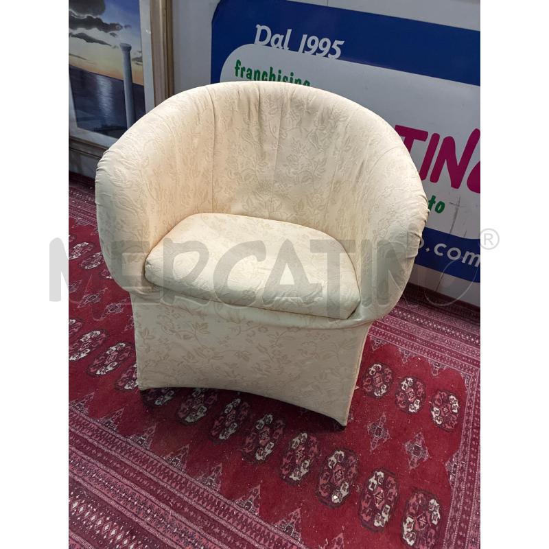 POLTRONCINA STOFFA A POZZETTO  | Mercatino dell'Usato Teramo 1