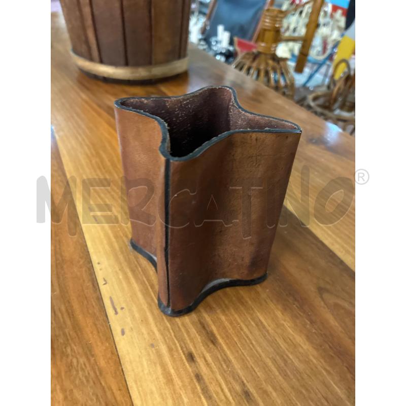 PORTAPENNE IN VERO CUOIO KANGAROO BOLOGNA VINTAGE | Mercatino dell'Usato Teramo 1