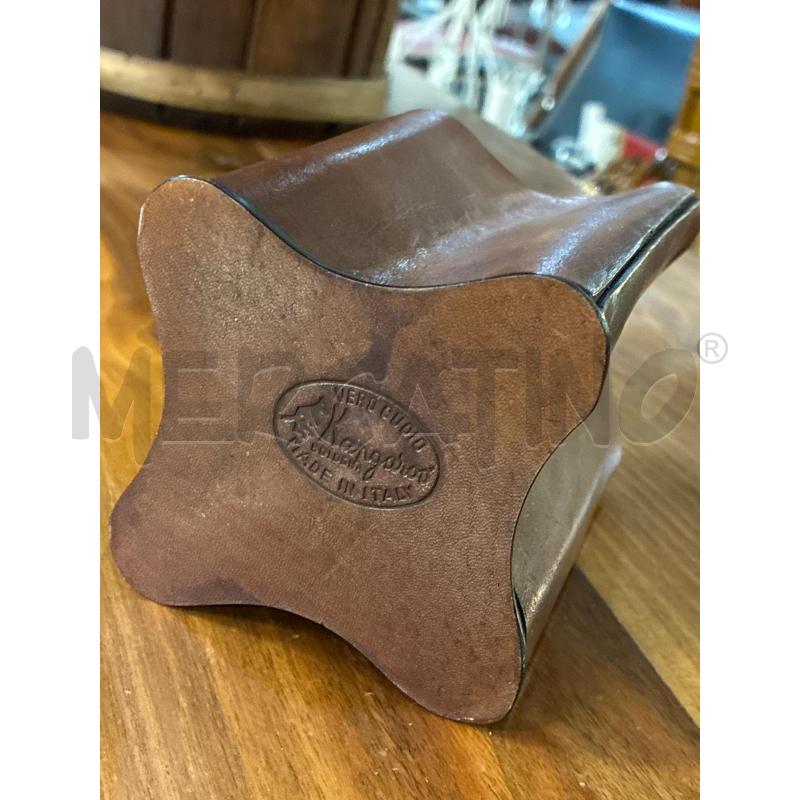 PORTAPENNE IN VERO CUOIO KANGAROO BOLOGNA VINTAGE | Mercatino dell'Usato Teramo 3