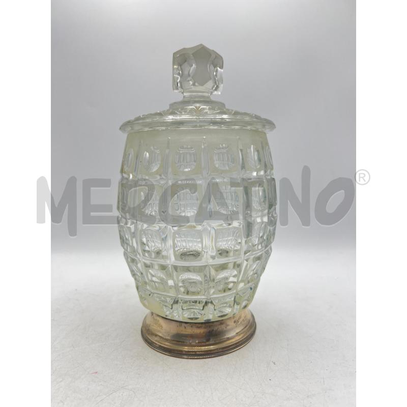 PORTA BON BON CRISTALLO VINTAGE MOLATO BASE ARG8 | Mercatino dell'Usato Teramo 1