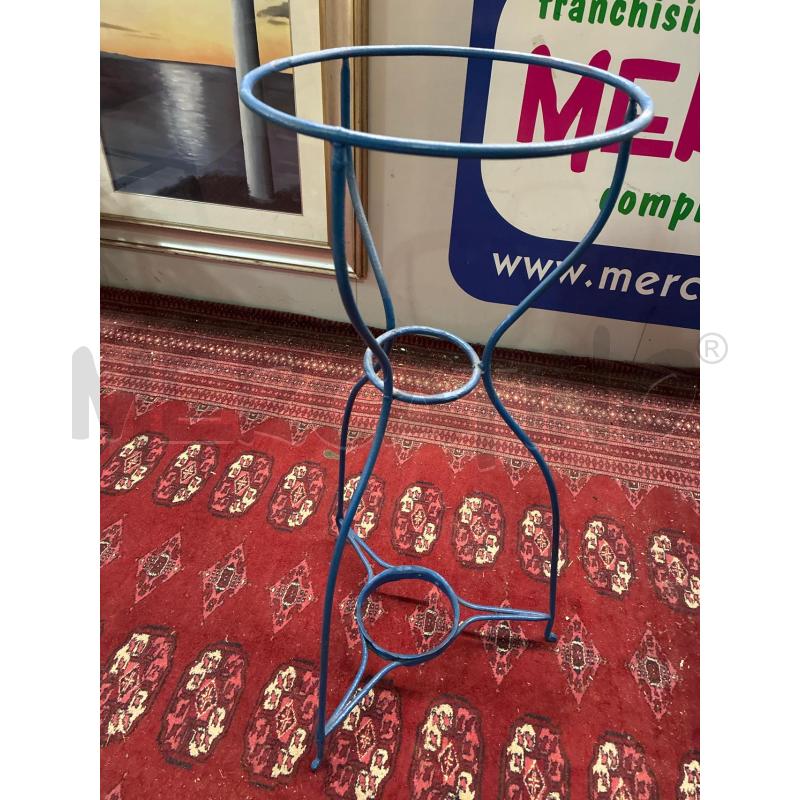 PORTA CATINO LAVABO IN FERRO BLU | Mercatino dell'Usato Teramo 2