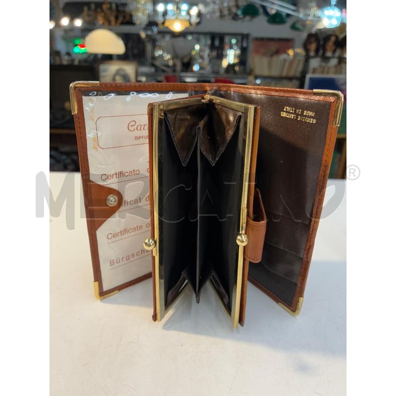 PORTA FOGLIO VINTAGE DA DONNA IN VERA PELLE MADE IN ITALY | Mercatino dell'Usato Teramo 1