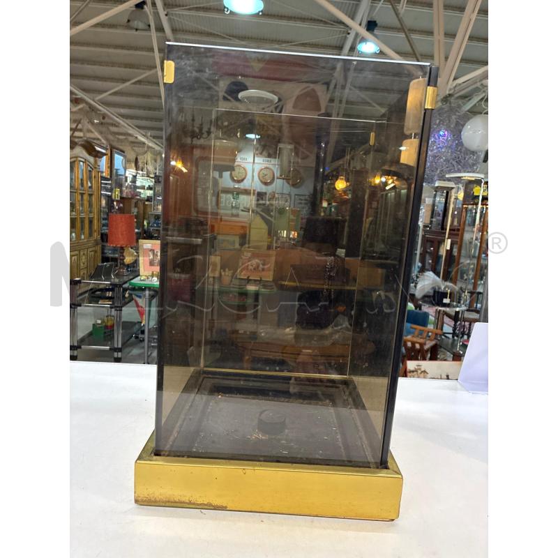 PORTA OMBRELLI OTTONE VETRO FUME' MASCAGNI 25X25H43 | Mercatino dell'Usato Teramo 2