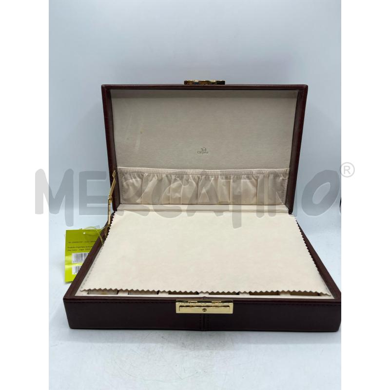 PORTA OROLOGI CARPISA T PELLE MARRONE 12 POSTI | Mercatino dell'Usato Teramo 2