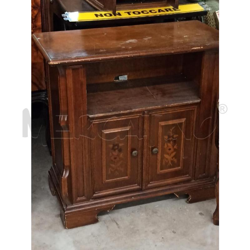 PORTA TV IN LEGNO COL.NOCE 2 SPORTELLI | Mercatino dell'Usato Teramo 3