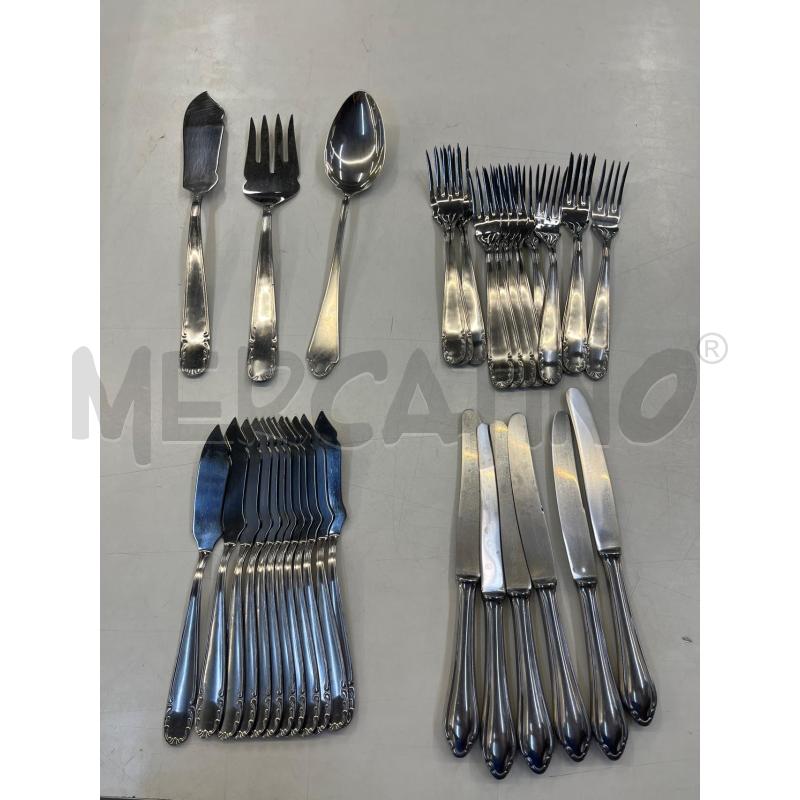 POSATE PZ. 12+12+12+4 INOX CLARFELD ROSTFREI | Mercatino dell'Usato Teramo 1