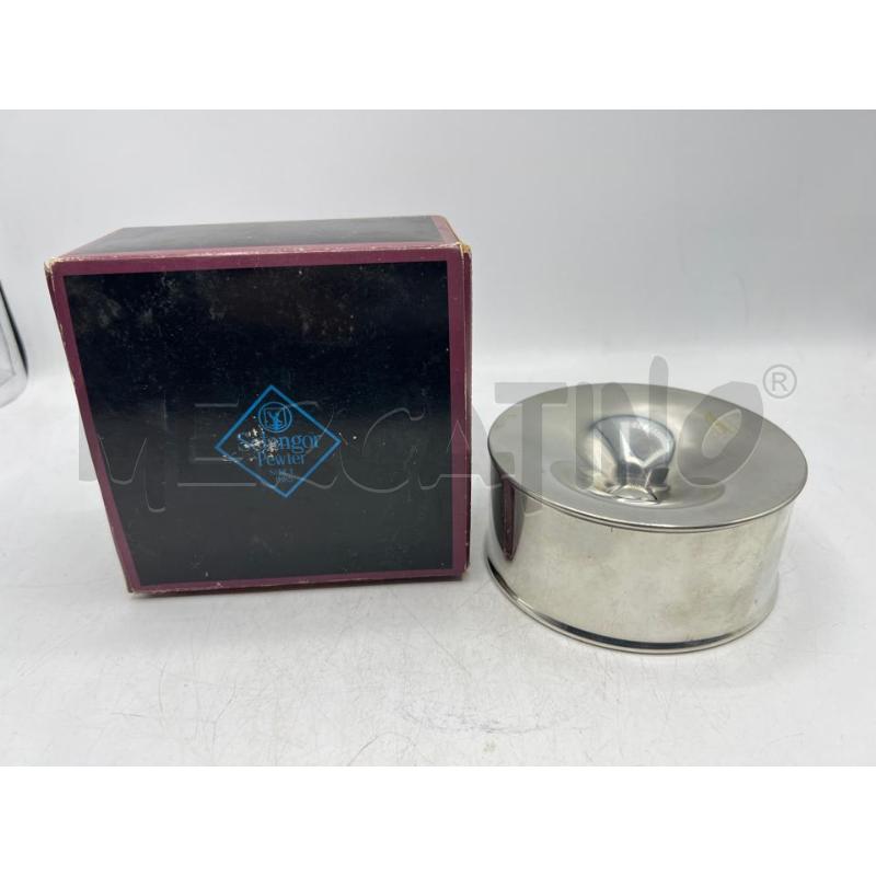 POSA CENERE ERIK MAGNUSSEN COLLECTION BY SELANGOR PEWTER - NOS - PELTRO LUCIDO - DESIGN DA COLLEZION | Mercatino dell'Usato Teramo 1