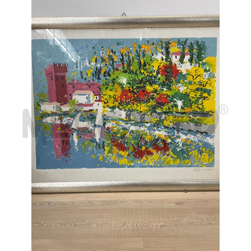 PROVA D'AUTORE ATHOS FACCINCANI PALAZZO ROSA CON FIORI | Mercatino dell'Usato Teramo 2