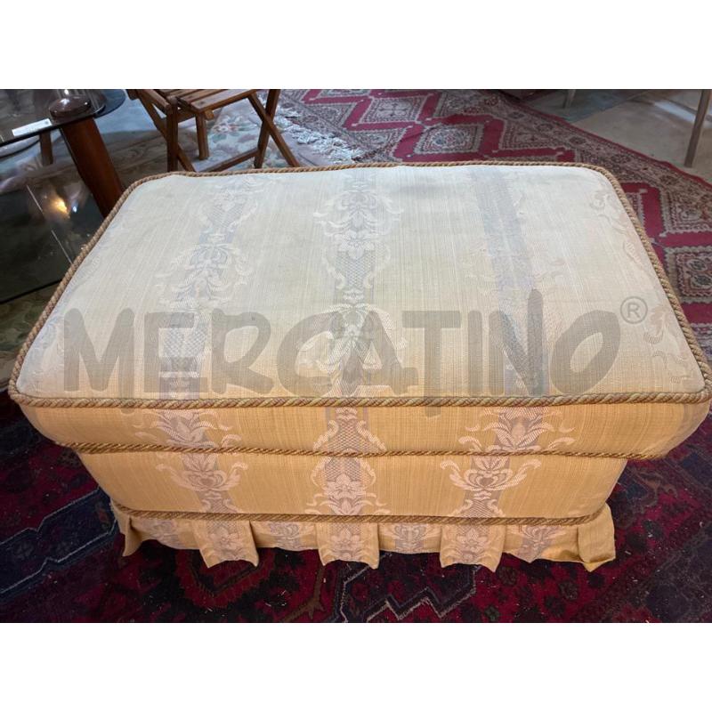 PUFFO STOFFA GIALLO OCRA RETTANGOLARE | Mercatino dell'Usato Teramo 3