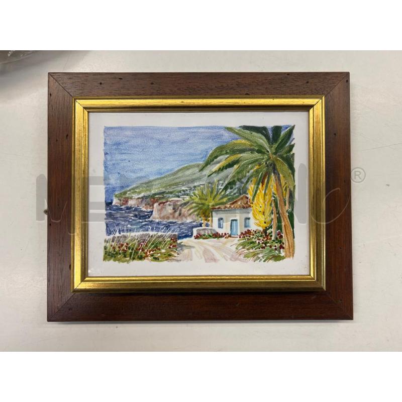 QUADRETTO MAIOLICA DIPINTA  | Mercatino dell'Usato Teramo 1