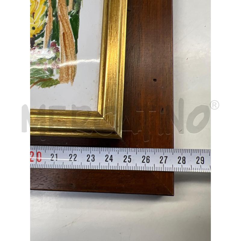 QUADRETTO MAIOLICA DIPINTA  | Mercatino dell'Usato Teramo 2