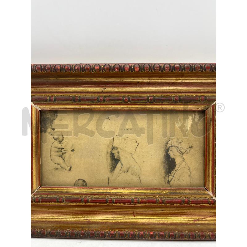 QUADRETTO VECCHIO CON 3 FIGURE | Mercatino dell'Usato Teramo 2