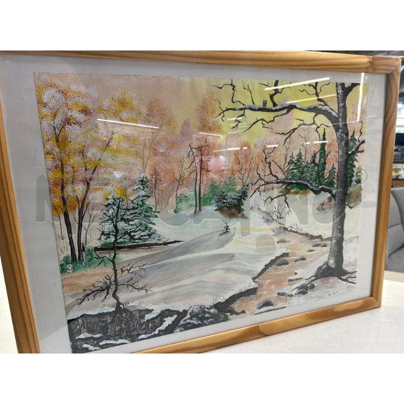 QUADRO ACRILICO SU TELA PAESAGGGIO SFL | Mercatino dell'Usato Teramo 1