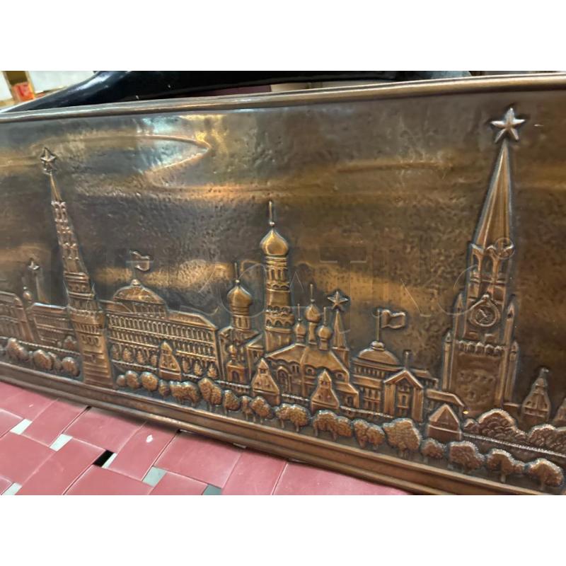 QUADRO ALTORILIEVO IN RAME SKYLINE CITTA' MOSKA | Mercatino dell'Usato Teramo 2
