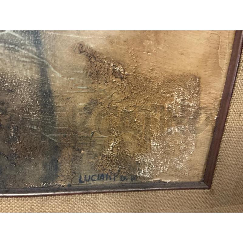 QUADRO ASTRATTO DANIELA LUCIANI TECNICA MISTA SU MASONITE 166X86 | Mercatino dell'Usato Teramo 5