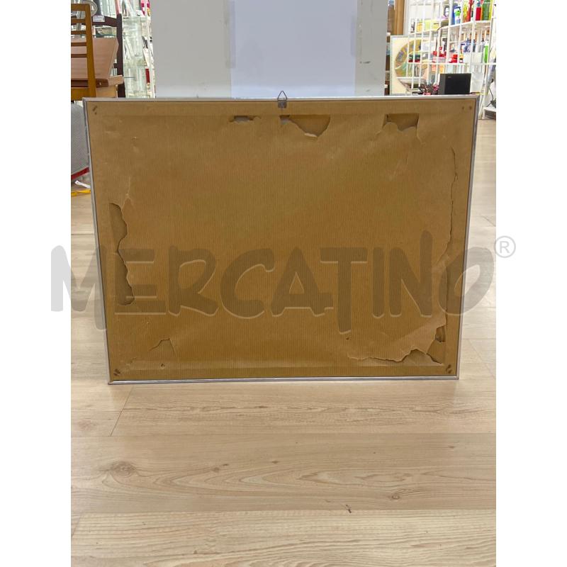 QUADRO ASTRATTO TONI BLU VERDI - A. OPPO 77  | Mercatino dell'Usato Teramo 4