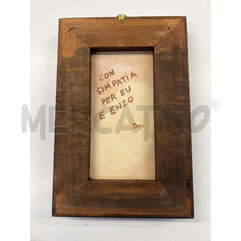 QUADRO CASTELLI MAIOLICA PAESAGGIO CORNICETTA LEGNO | Mercatino dell'Usato Teramo 3