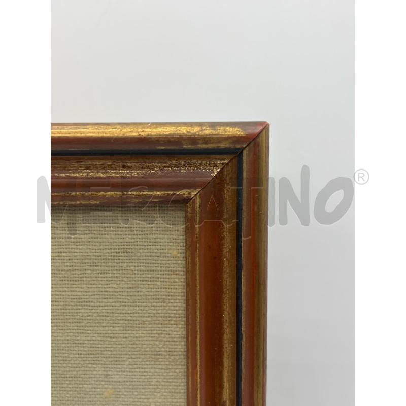 QUADRO CERAMICA DIPINTO PAESAGGIO NON FIRMATO + CORNICE | Mercatino dell'Usato Teramo 3