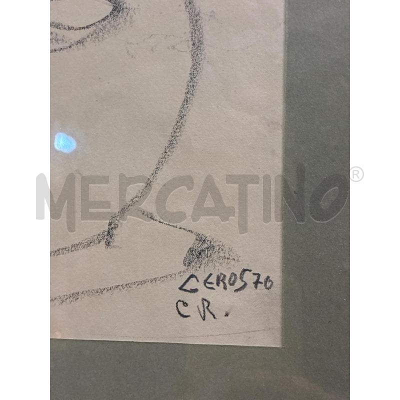 QUADRO CEROS76 VASO CON ROSE MATITA SU CARTA | Mercatino dell'Usato Teramo 3