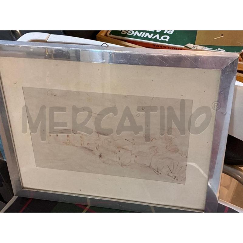 QUADRO CEROS 79 PAESE SCHIZZO CHINA SU CARTA  | Mercatino dell'Usato Teramo 1