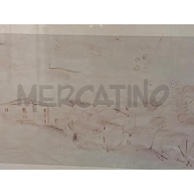 QUADRO CEROS 79 PAESE SCHIZZO CHINA SU CARTA  | Mercatino dell'Usato Teramo 2