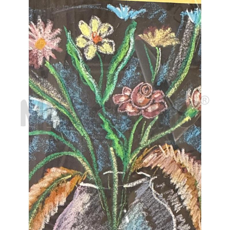 QUADRO CEROS 79 VASO CON FIORI CERA SU CARTONCINO | Mercatino dell'Usato Teramo 3