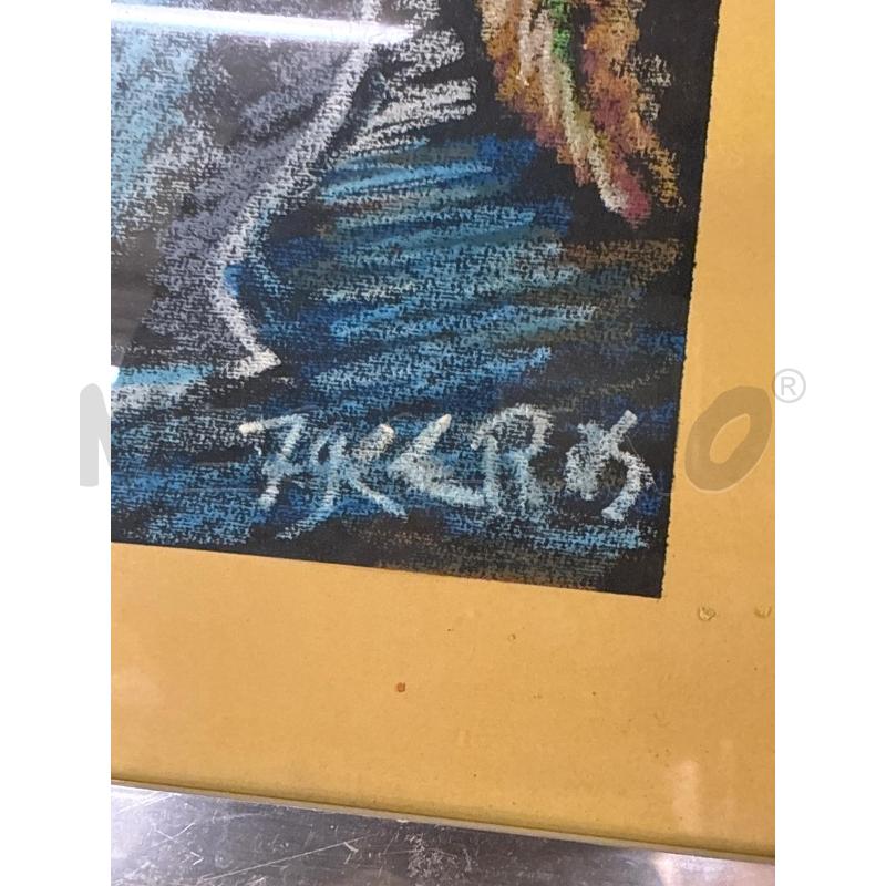 QUADRO CEROS 79 VASO CON FIORI CERA SU CARTONCINO | Mercatino dell'Usato Teramo 4