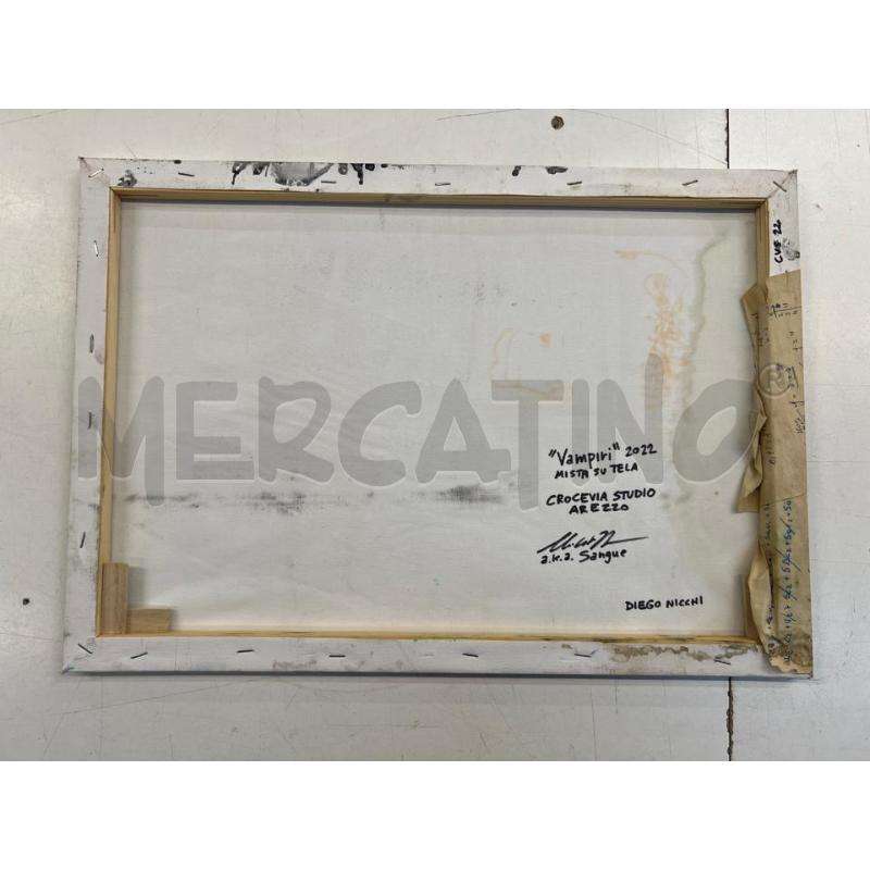 QUADRO DIEGO NICCHI ASTRATTO SU TELA | Mercatino dell'Usato Teramo 2