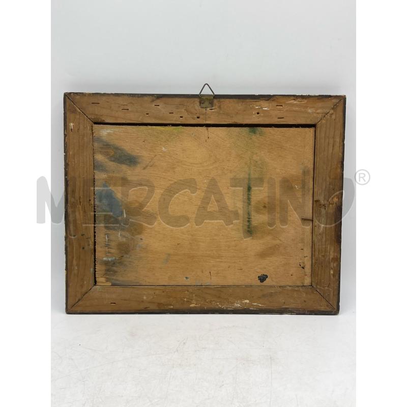 QUADRO EPOCA OLIO SU MASONITE DIPINTO PAESAGGIO CASA | Mercatino dell'Usato Teramo 3