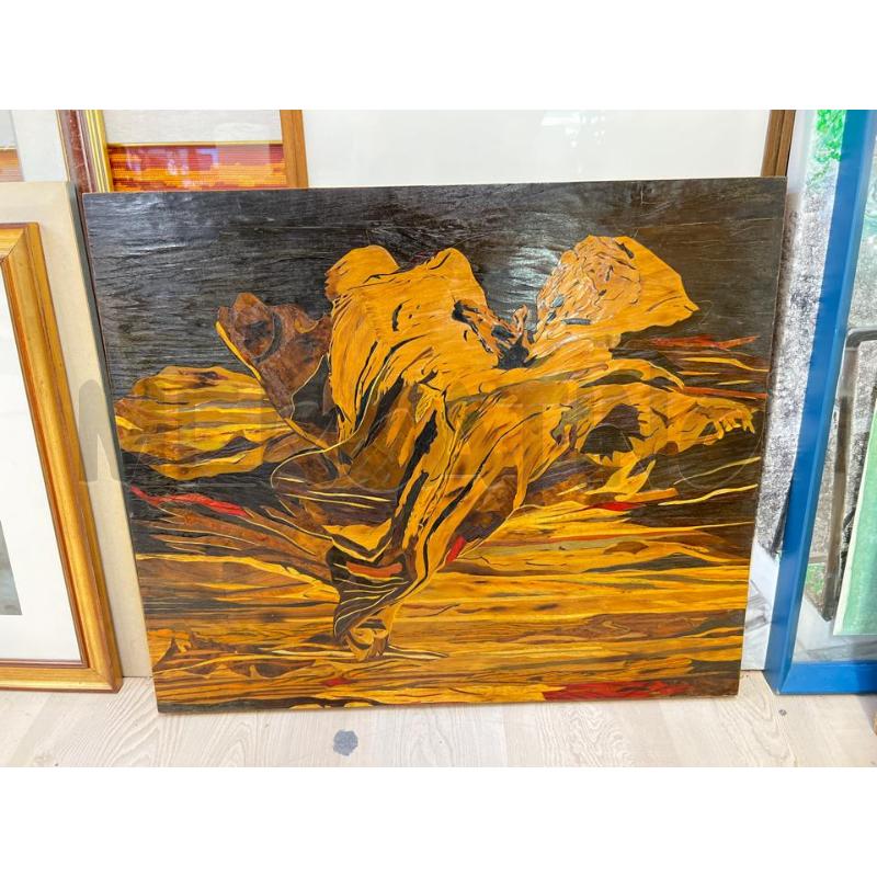 QUADRO INCIOSIONI LEGNO ASTRATTO MODERNO | Mercatino dell'Usato Teramo 1