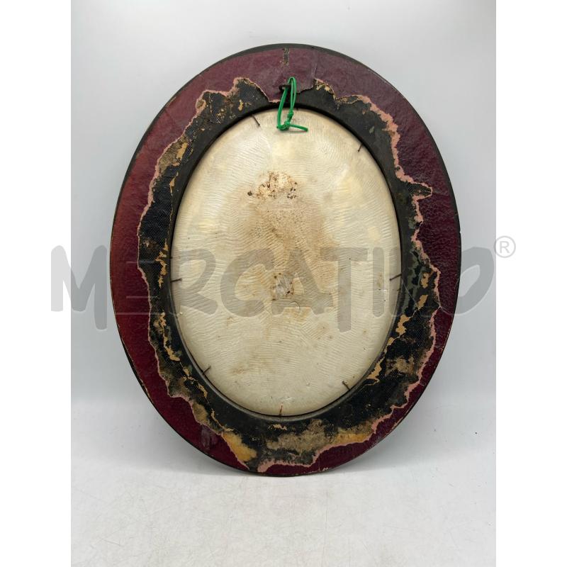 QUADRO IN SCHIUMA DI MARE - EPOCA XIX -XX SECOLO - MADONNA CON BAMBINO FRANCIA . CORNICE LEGNO 22X30 | Mercatino dell'Usato Teramo 2