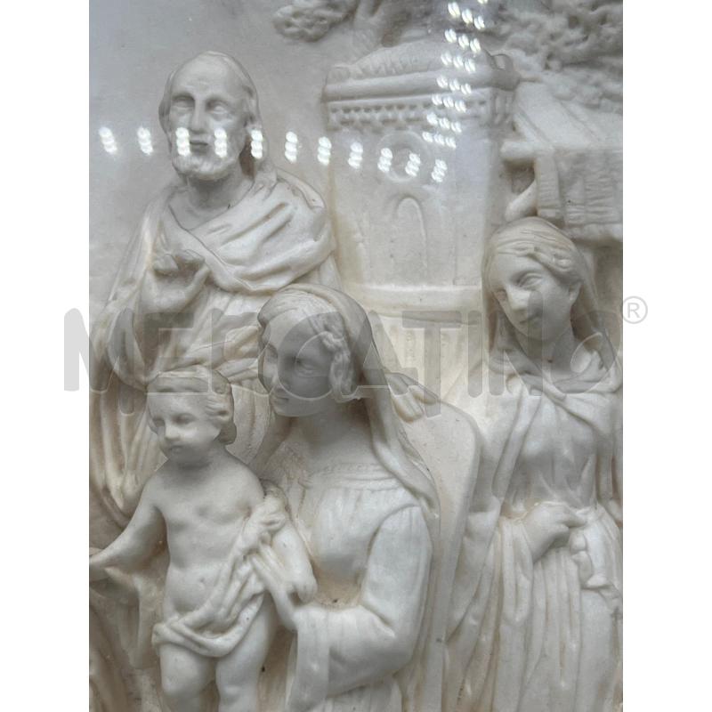 QUADRO IN SCHIUMA DI MARE - EPOCA XIX -XX SECOLO - MADONNA CON BAMBINO FRANCIA . CORNICE LEGNO 22X30 | Mercatino dell'Usato Teramo 3