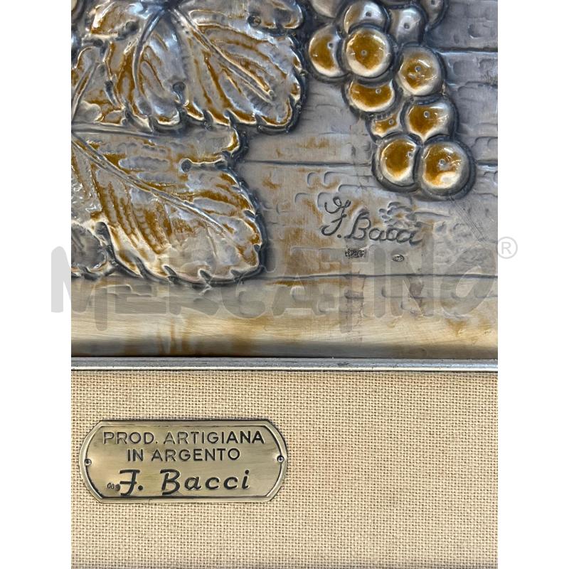 QUADRO LAMINATO ARGENT F BACCI NATURA MORTA 20X30 + CORNICE LEGNO 40X60 | Mercatino dell'Usato Teramo 2