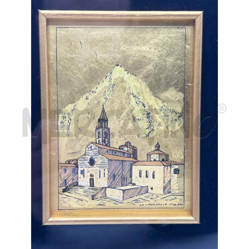 QUADRO LAMINA ARG CITTA DI TERAMO - SCORCIO | Mercatino dell'Usato Teramo 2
