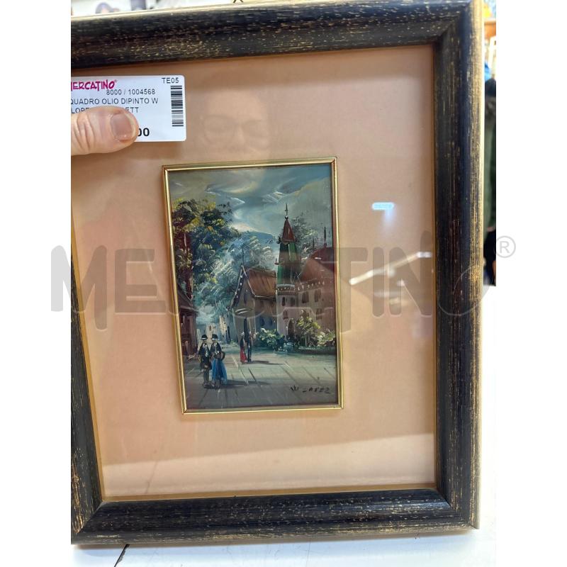QUADRO OLIO DIPINTO W LOPEZ CORNICETTA | Mercatino dell'Usato Teramo 2