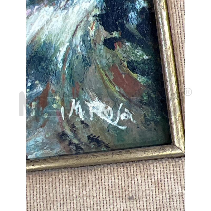 QUADRO OLIO SU TELA PAESAGGIO | Mercatino dell'Usato Teramo 2