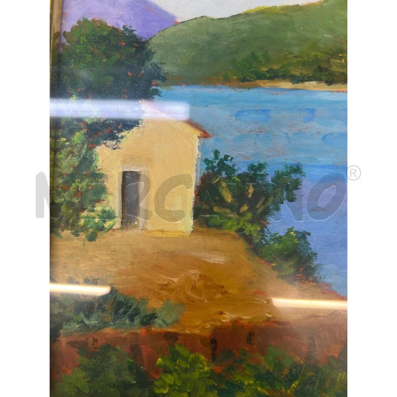 QUADRO OLIO SU TELA PAESAGGIO LINA CIONI | Mercatino dell'Usato Teramo 4