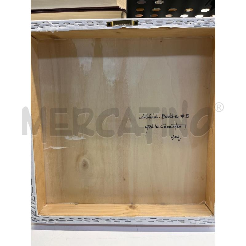 QUADRO OPERA MODERNA ARTIFICIAL BUBBLE 40X40  | Mercatino dell'Usato Teramo 3