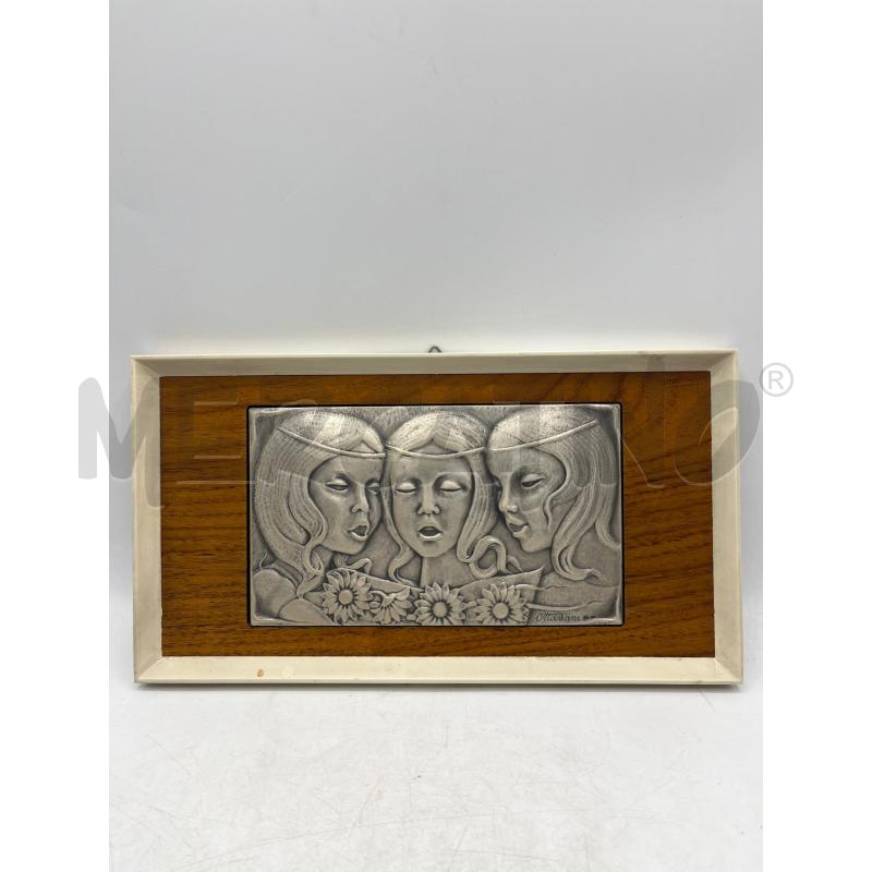 QUADRO OTTAVIANI LAM ARG 3 RAGAZZE  | Mercatino dell'Usato Teramo 1