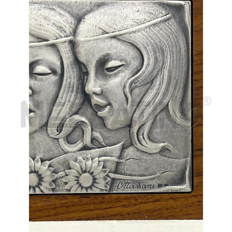 QUADRO OTTAVIANI LAM ARG 3 RAGAZZE  | Mercatino dell'Usato Teramo 2