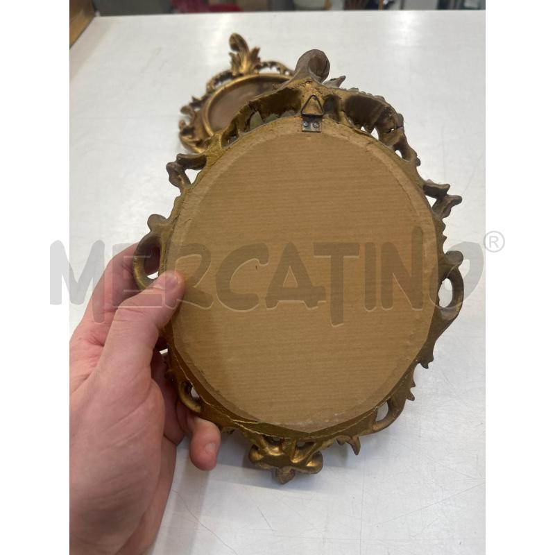 QUADRO OVALE DIPINTO OLIO FINITURE CORNICE DORATA | Mercatino dell'Usato Teramo 3