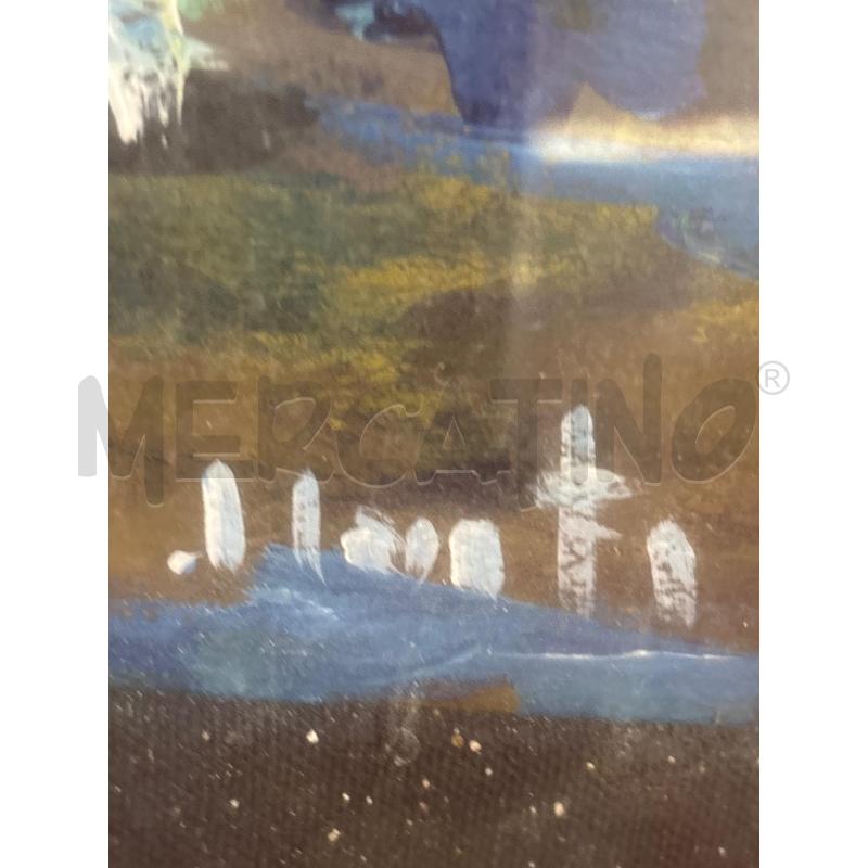 QUADRO PAESAGGIO DIPINTO VIALE ALBERATO CIELO AZZURRO | Mercatino dell'Usato Teramo 2